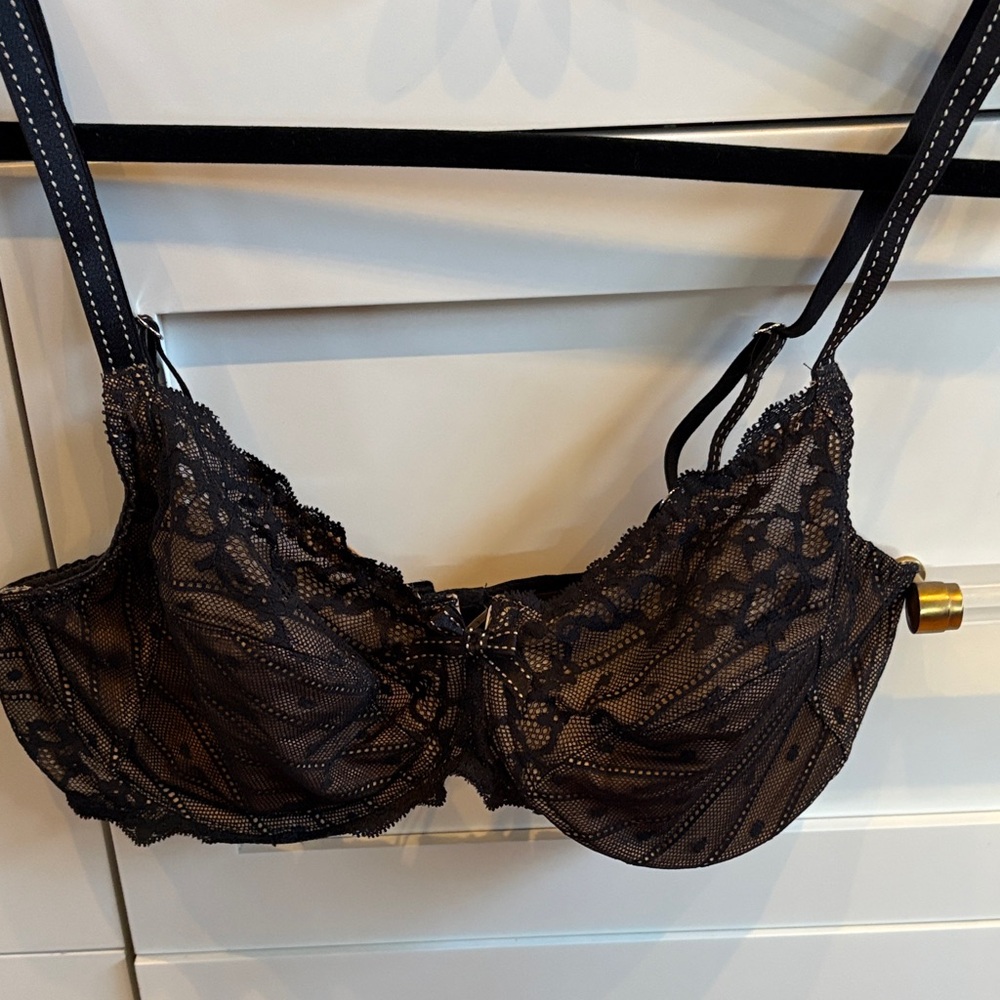Chantelle Black Lace Underwire Bra